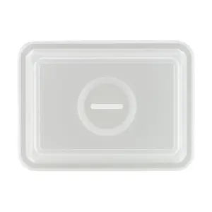 Deckel sehr hoch 229 x 169 mm milchig transparent Bauscher