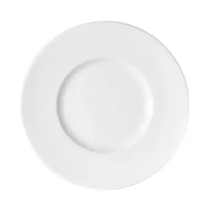 Teller flach 16cm breite Fahne Maitre weiss Bauscher