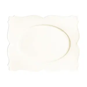 Platte rechteckig 42x32,5cm King Ivoris White Gold King RAK