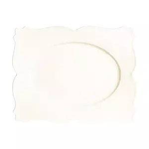Platte rechteckig 42x32,5cm King Ivoris White Gold King RAK