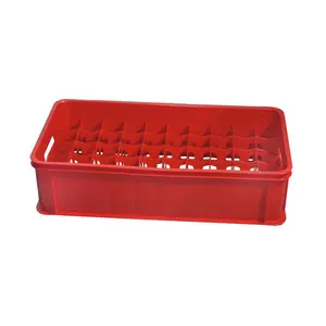 Gläserkasten 50 Fächer, rot Contacto