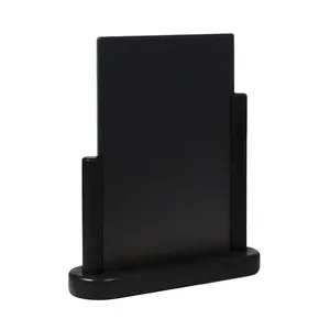 Tischtafel 15x21 cm, schwarz Contacto