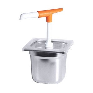 Deckel zu GN 1/6 mit Loch für Pumpeninstallation aus PC Contacto