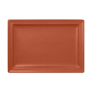 Teller recht. 33x23cm Fusion Neofusion braun RAK