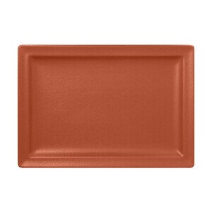Teller recht. 33x23cm Fusion Neofusion braun RAK