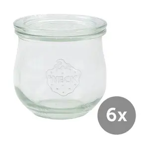 Tulpenglas RR80 Inhalt 370 ml 6er Pack Weck