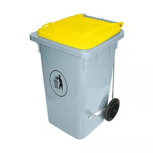 Abfalleimer 100 Liter gelb Contacto