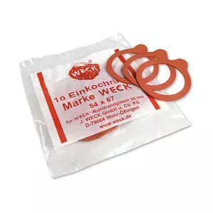 Weck Einkochringe 54x67mm für RR60 10er Pack