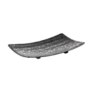 Tablett 22x12cm H.3 cm schwarz Glamour Assheuer & Pott