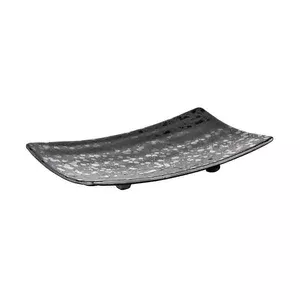 Tablett 22x12cm H.3 cm schwarz Glamour Assheuer & Pott