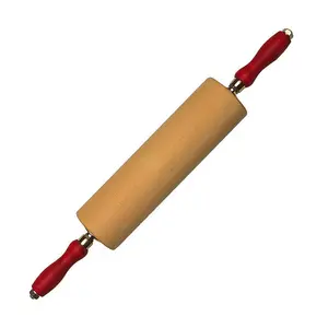 Teigroller 35x8 cm mit Kugellager  Rote Griffe Städter