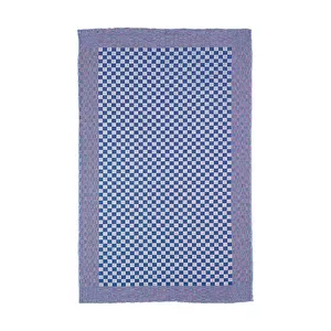 12St. Grubenhandtuch 46/90 BW Vollzwirn blau 215 G/qm Kracht