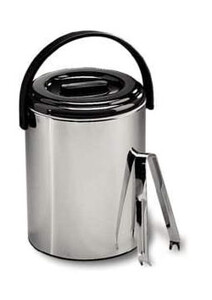 2,2ltr. Eisbehälter 18/10 Isoliert m.Deckel und Zange