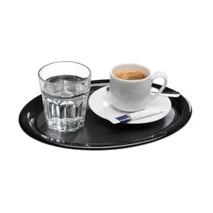 Serviertablett Kaffeehaus schwarz 26 x 20 cm, H: 1,5 cm Assheuer & Pott