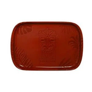 Steak Platte 30x20cm Fusion Aztek rot RAK