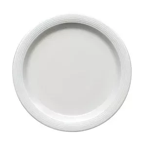Spezialteller halbtief Fahne 24cm Dialog weiss Bauscher