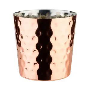 Servier-Eimer/-Becher Ø8,5cm H.8,5cm Edelstahl Kupfer-Look Assheuer & Pott