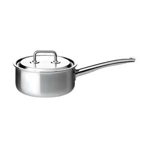 Stielkasserolle 16cm Inhalt 1,4l Brigade Premium  m. Deckel Spring