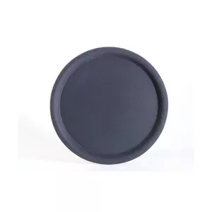 Serviertablett rund 38 cm schwarz Assheuer & Pott