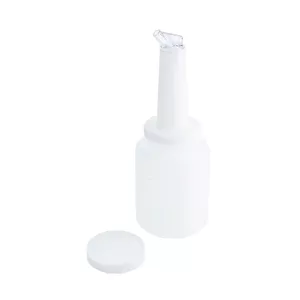 Dosier-/ Vorratsflasche weiß H 35 cm, Ø 12,5 cm       2 l Contacto