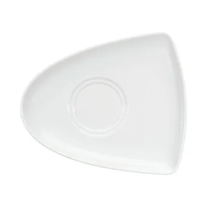 Untertasse asymmetrisch 2 Spiegel Enjoy weiss Bauscher