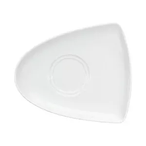 Untertasse asymmetrisch 2 Spiegel Enjoy weiss Bauscher