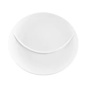 Fitnessteller 34 cm 5248 Meran weiss uni 6"Steak&More" Seltmann