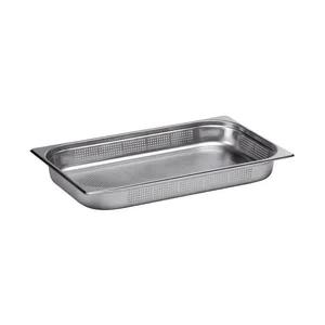 Behälter GN 1/1-100 Edelstahl gelocht Cookmax black