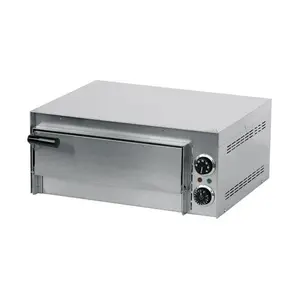 Mini-Pizzaofen mit 1 Etage  55 x 43 x 25  230V / 2,0kW Cookmax orange