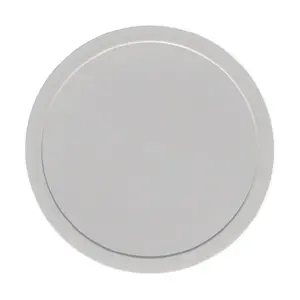 Deckel grau htp flach Ø128 Kunststoff-Deckel Bauscher