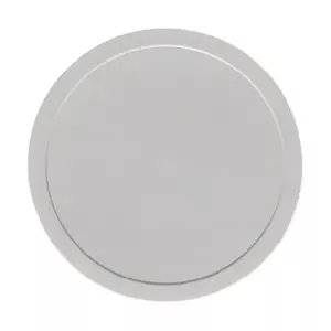 Deckel grau htp flach Ø128 Kunststoff-Deckel Bauscher
