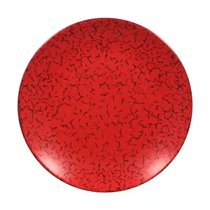 Teller Ø15cm coup Fusion Ruby rot/Schwarz RAK