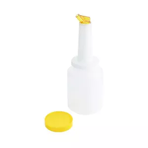 Dosier-/ Vorratsflasche gelb H 35 cm, Ø 12,5 cm       2 l Contacto