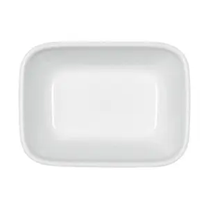 Schale 183x122mm rechteckig     9401/19 Porzellan weiss Bauscher