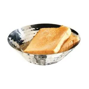16 cm rd Brot- und Obstschale Hammerschlag Optik Assheuer & Pott