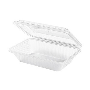 Behälter 23,5 x 17 x 7 cm Eco-Takeouts weiß Contacto