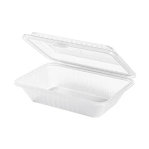 Behälter 23,5 x 17 x 7 cm Eco-Takeouts weiß Contacto