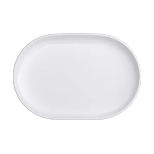 Platte oval 24x16cm Edge weiß Bauscher