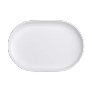 Platte oval 24x16cm Edge weiß Bauscher