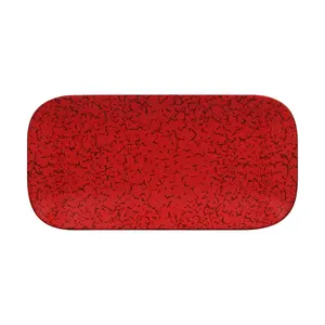 Platte rechteckig 22x11cm Fusion Ruby rot/schwarz RAK