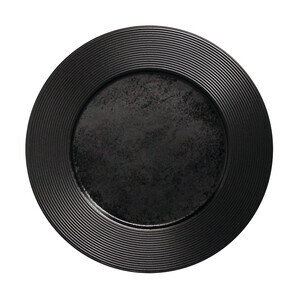 Teller Ø31cm Fusion Edge schwarz karbon RAK