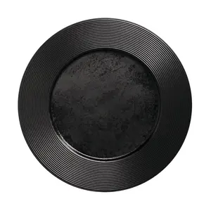 Teller Ø31cm Fusion Edge schwarz karbon RAK