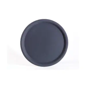 Serviertablett rund 32 cm schwarz Assheuer & Pott