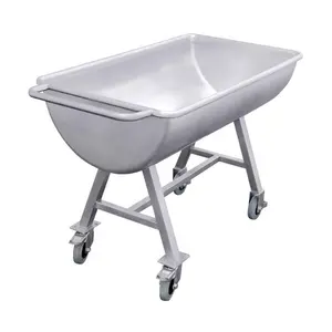 Mengmulde 150 l 2 Räder, 2 Gleitfüsse Contacto