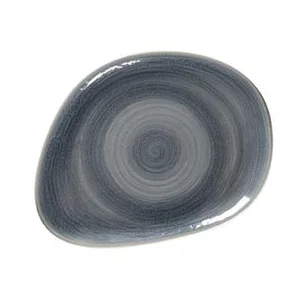 Teller 22x16,7cm organisch Rakstone Spot jade RAK