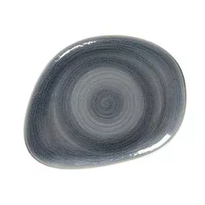 Teller 22x16,7cm organisch Rakstone Spot jade RAK