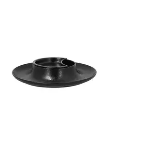Deckel flach 12,5x10,5x2cm Ivoris Ashore Suggestions schwarz RAK