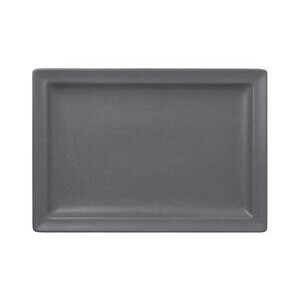 Teller flach rechteckig 33x23cm Fusion Neofusion grau RAK