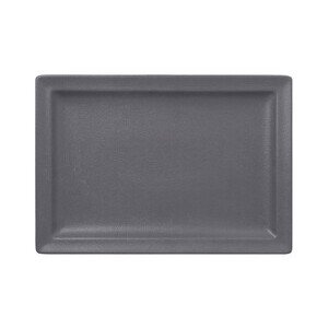 Teller flach rechteckig 33x23cm Fusion Neofusion grau RAK