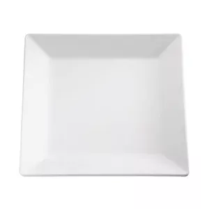 37x37cm Tablett Höhe 3cm Melamin weiss      Pure Assheuer & Pott